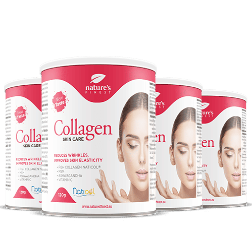 100% Marine Kollagen | 4x Collagen SkinCare® von Nature's Finest | Hautstraffendes Getränk.

Entdecken Sie den Weg zu erfrischter Haut mit Nature’s Finest Kollagen Hautpflege.

Exklusives Angebot für begrenzte Zeit!
Ergreifen Sie unser einzigartiges Paketangebot, welches VIER Einheiten unseres geschätzten Kollagen-Hautpflegeprodukts enthält.

Hauptmerkmale:

-- Meereskollagen: Nutzt die bekannten Eigenschaften von Meeres- und Fischkollagen für mögliche Hautstrahlung.
-- Unterstützt gesundes Altern: Inhaltsstoffe, die darauf abzielen, sichtbare Alterungsanzeichen zu bekämpfen.
-- Verbessern Sie die Hautelastizität: Zielgruppe sind diejenigen, die die Hautelastizität verbessern möchten.
-- Rein und authentisch: Eine Kombination aus natürlichen und biologischen Komponenten für ein harmonisches Hautgefühl.
-- Potenzial für Hydratation: Erleben Sie ein möglicherweise glatteres Hautgefühl.
-- Der Reiz des Meeres: Entdecken Sie die potenziellen Vorteile von Meereskollagen für ein strahlendes Hautbild.

Für wen ist das?
-- Fasziniert von den möglichen Effekten von Meereskollagen auf die Haut?
-- Auf der Suche nach einem Meeresprodukt zur Verbesserung der Hautelastizität?
-- Fragen, ob Meereskollagen eine natürliche Anti-Falten-Behandlung sein kann?
-- Wollen Sie die Wirkung einer natürlichen, biologischen Zusammensetzung erleben?

Wenn diese Gedanken Ihnen vertraut sind, könnte Nature’s Finest Kollagen Hautpflege Ihr nächster Hautpflegebegleiter sein.

Inhaltsstoffe:
-- Meereskollagen Pulver Naticol® (50%)
-- Maltodextrin
-- Ashwagandha Pulver
-- Hyaluronsäure
-- Vitamin C
-- Steviolglycoside

Anwendungshinweise:
Rühren Sie täglich eine Kelle in Ihr Lieblingsgetränk, und tauchen Sie Ihre Haut in potenziell nährende Elemente ein.

Nährwertangaben (pro Portion):
-- Energie: 20kcal
-- Kohlenhydrate: 3g (Zucker: 0,5g)
-- Eiweiß: 2g
-- Meereskollagen: 1000mg
-- Vitamin C: 80mg (100% des NRV)

Dieses Produkt sollte im Rahmen eines ausgewogenen Lebensstils konsumiert werden.

Das Produkt ist nicht dafür vorgesehen, Krankheiten zu diagnostizieren, zu behandeln oder zu verhindern.

Bereit, die potenziellen Wunder des Meereskollagens zu erleben?