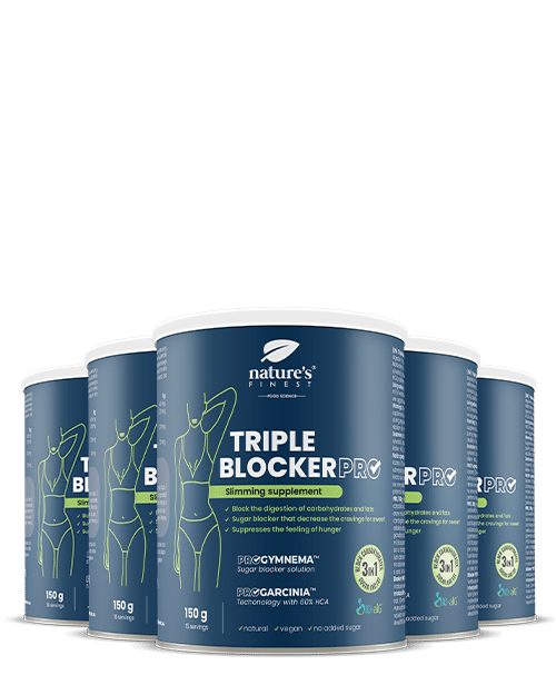 Triple Blocker Pro 2+3 | Kohlenhydratblocker | Zuckersperre | Fettverbrenner | Gymnema sylvestre | HCA.