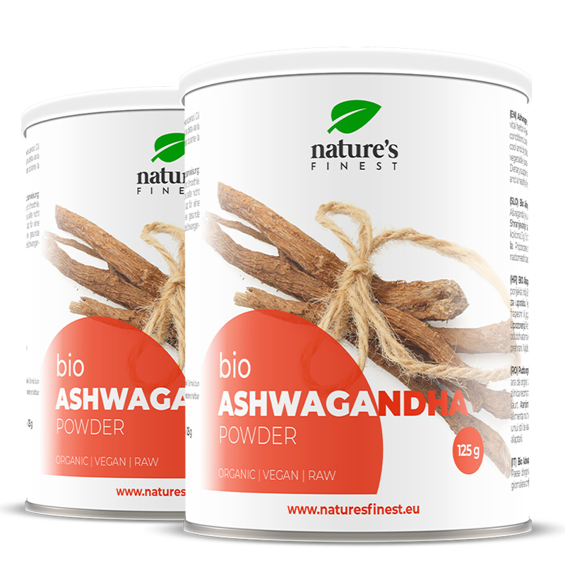 Ashwagandha Pulver Bio 1+1 GRATIS