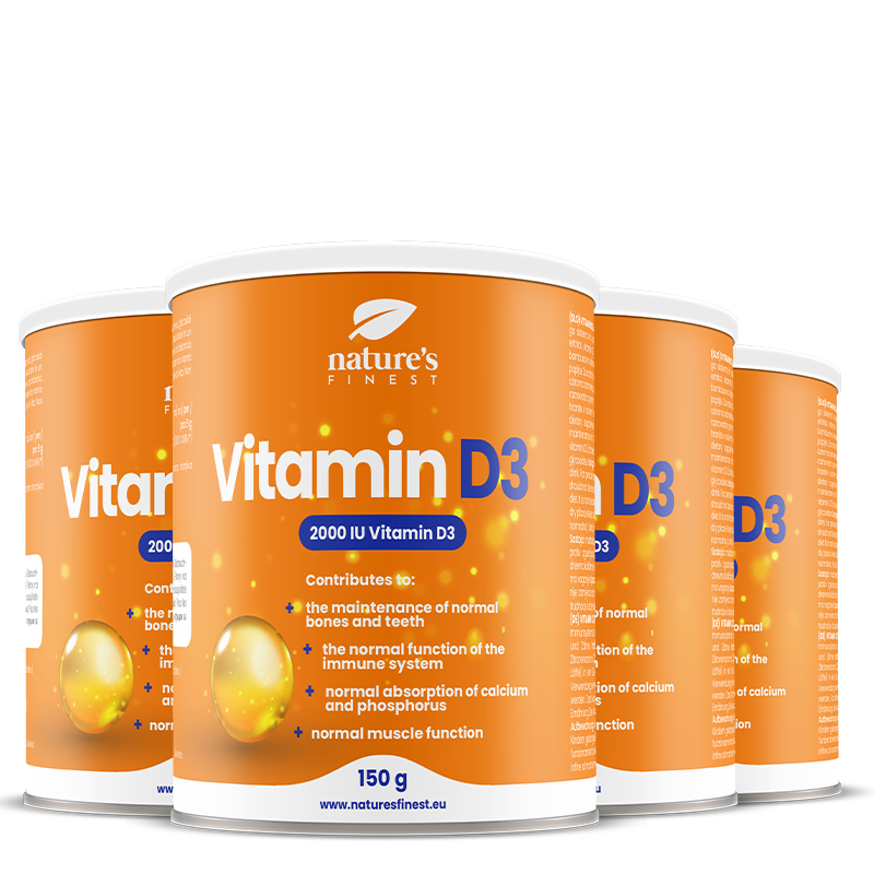 Vitamin D3 Pulver 3+1 GRATIS